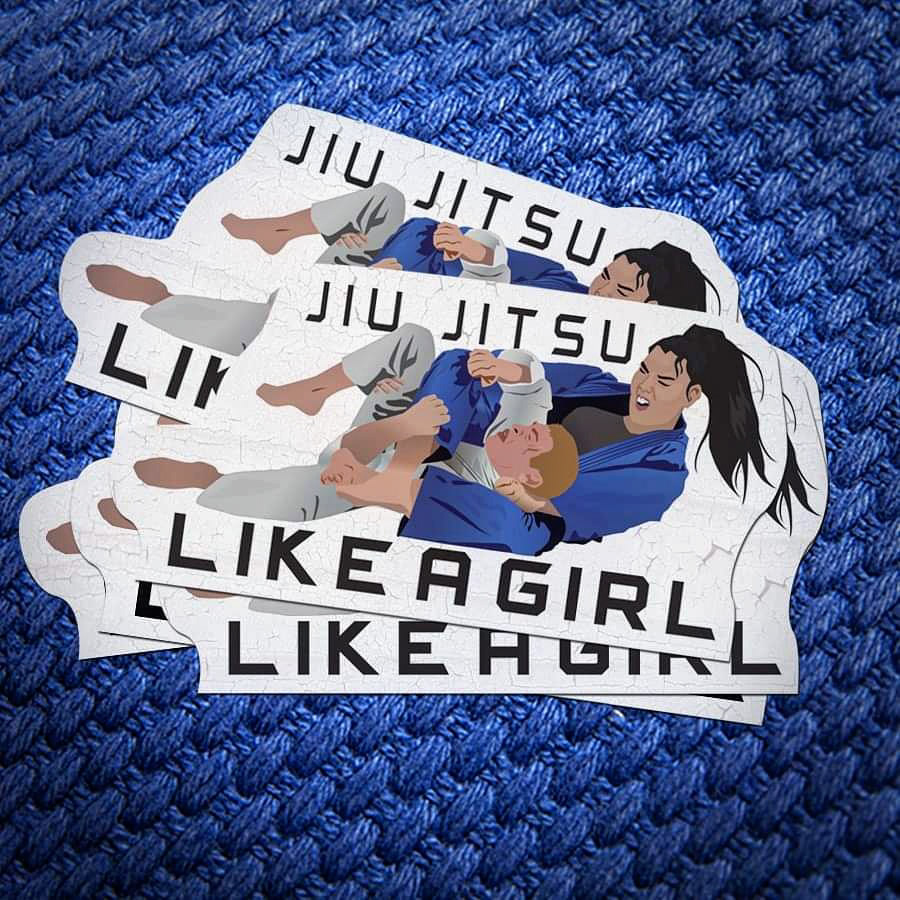 BJJ bow and arrow choke feminism feminist jiu-jitsu like a girl mytreehousegraphics womenstrong