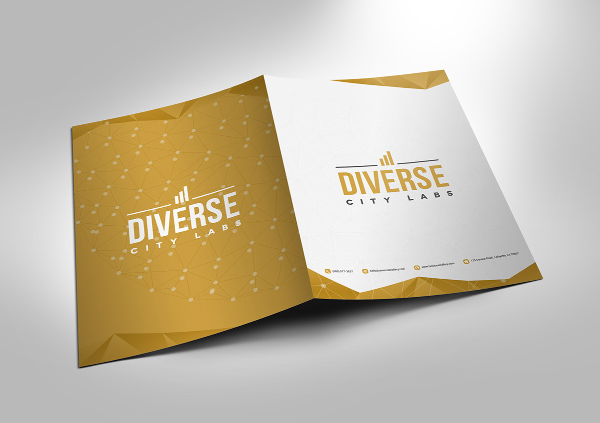 graphic creative gold identity stationary letterhead envelop business card Printing presentation