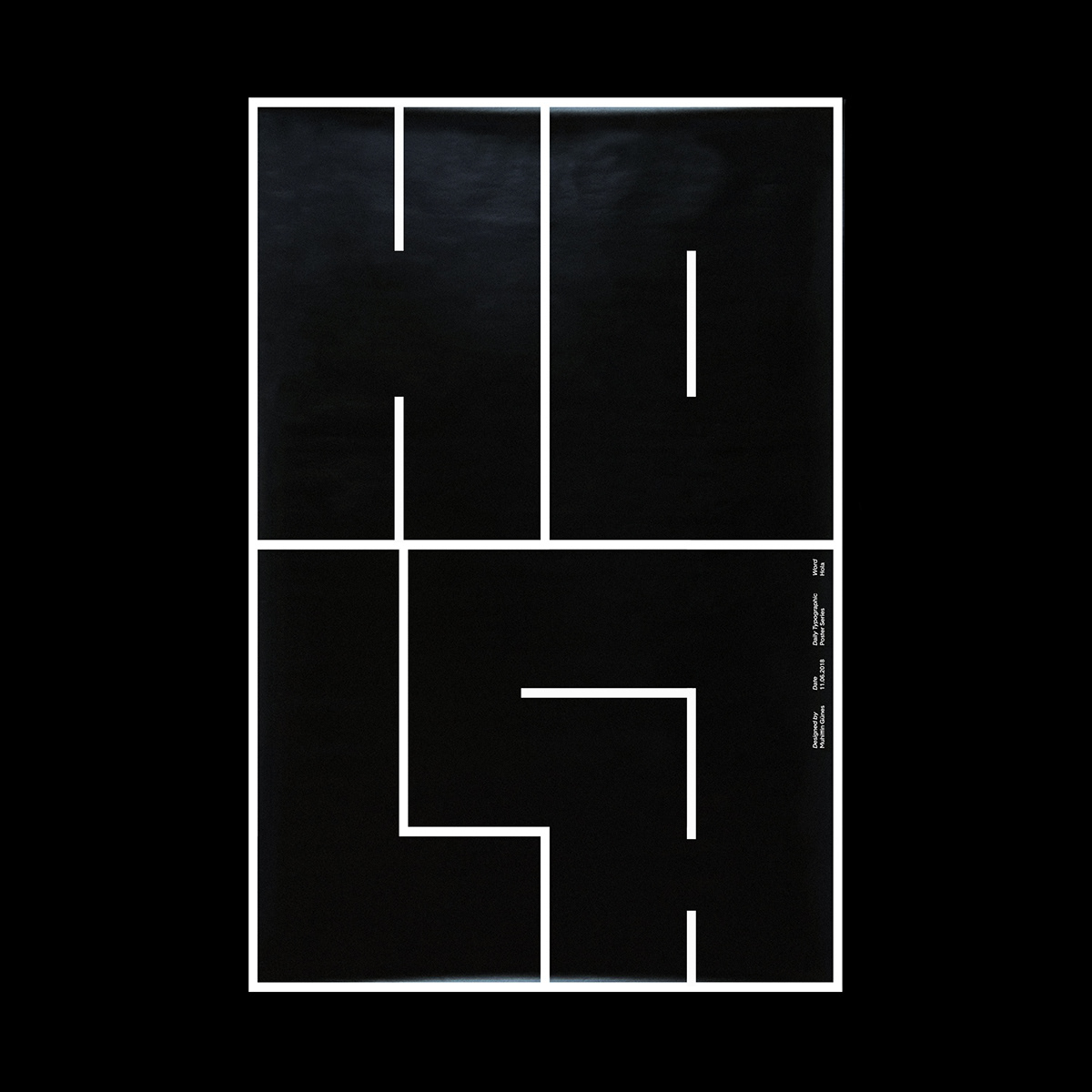 typographic poster typography poster graphic design black and white portfolio editorial swiss design composition daily