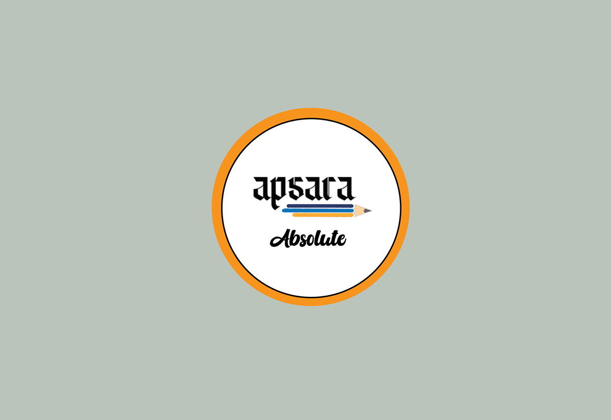 apsara pencil  box Label