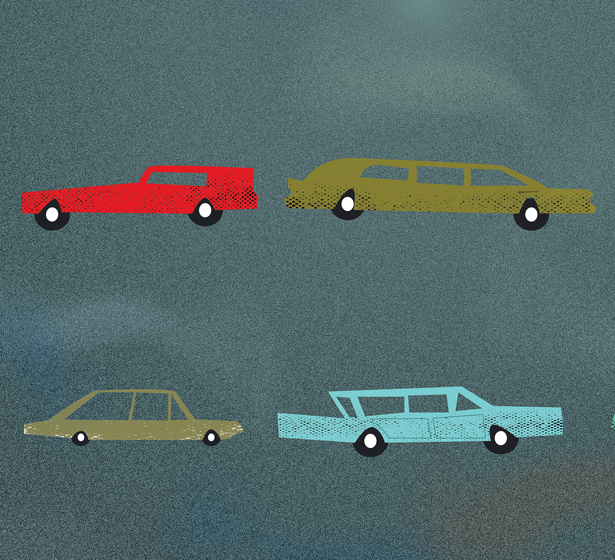 Cars  opposite  adobe illustrator  vector  the Other way