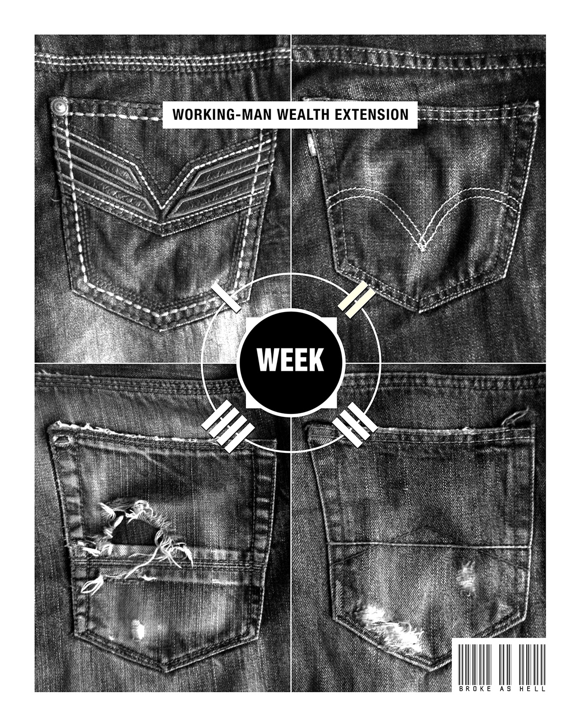 jeans black and white wealth Work 