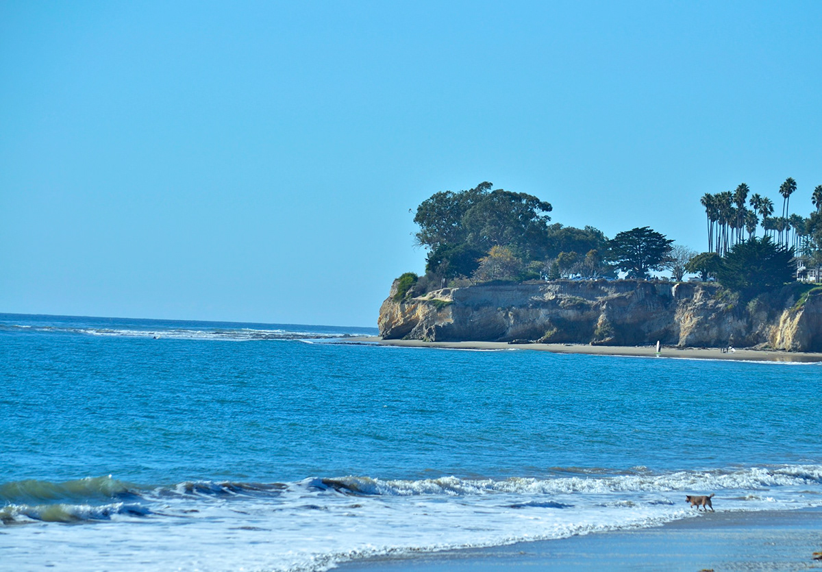 santa barbara Landscape pacific ocean California