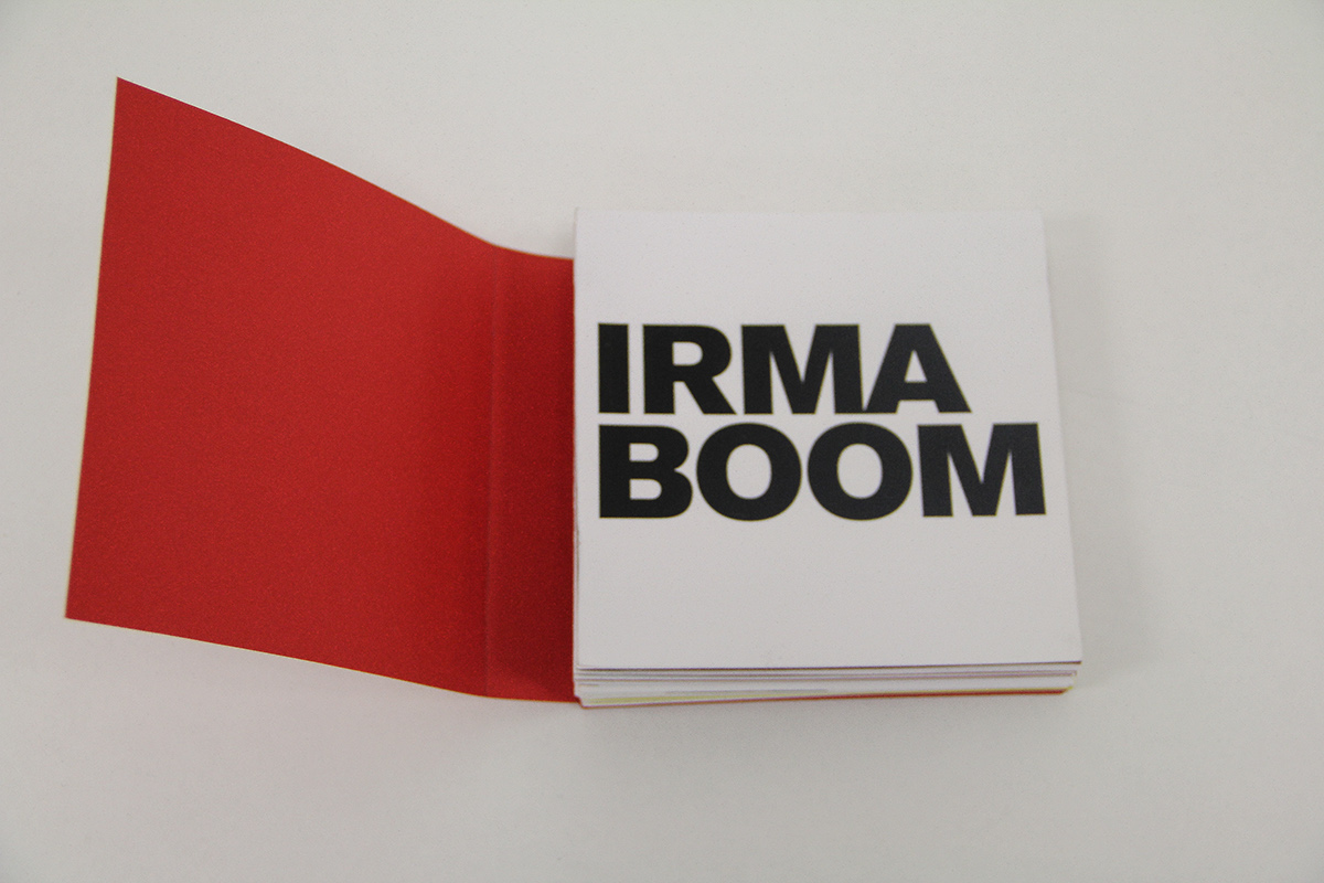 irma boom designer accordion book graphic design 