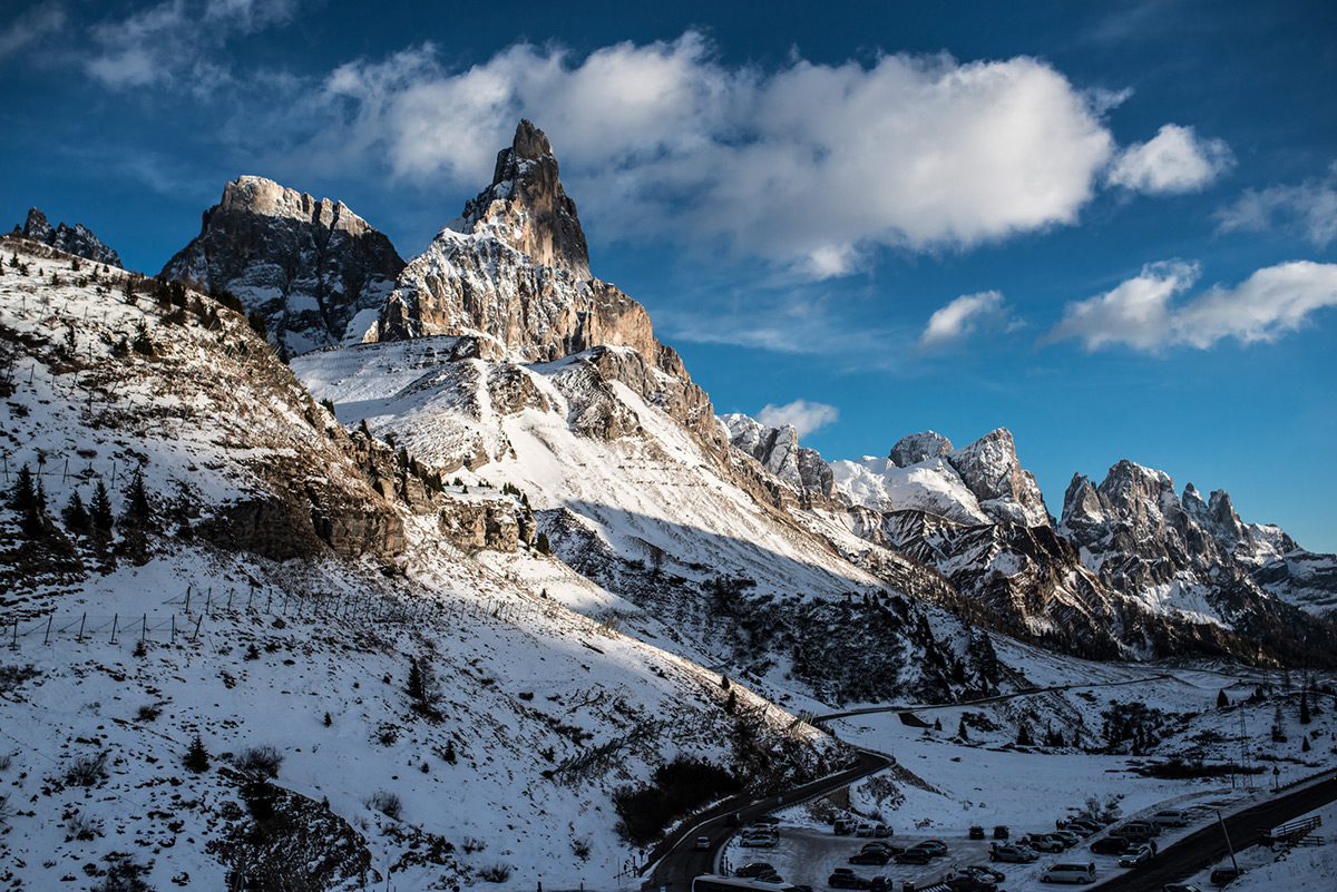 dolomites never stop exploring Dolomiti mountains trekking hiking adventure landscape photography passo rolle