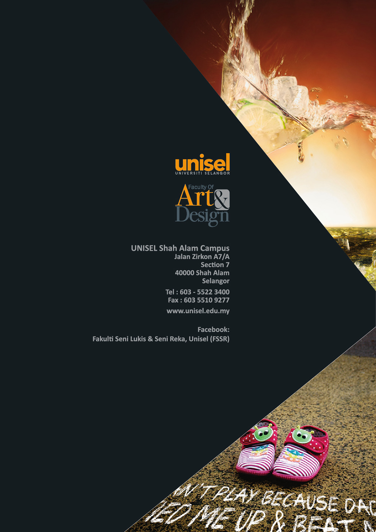 brochure art & design Unisel   University selangor malaysia Digital Graphic Design photography technology