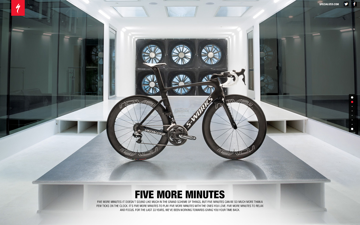 Bicycle specialized ux UI sports interactive