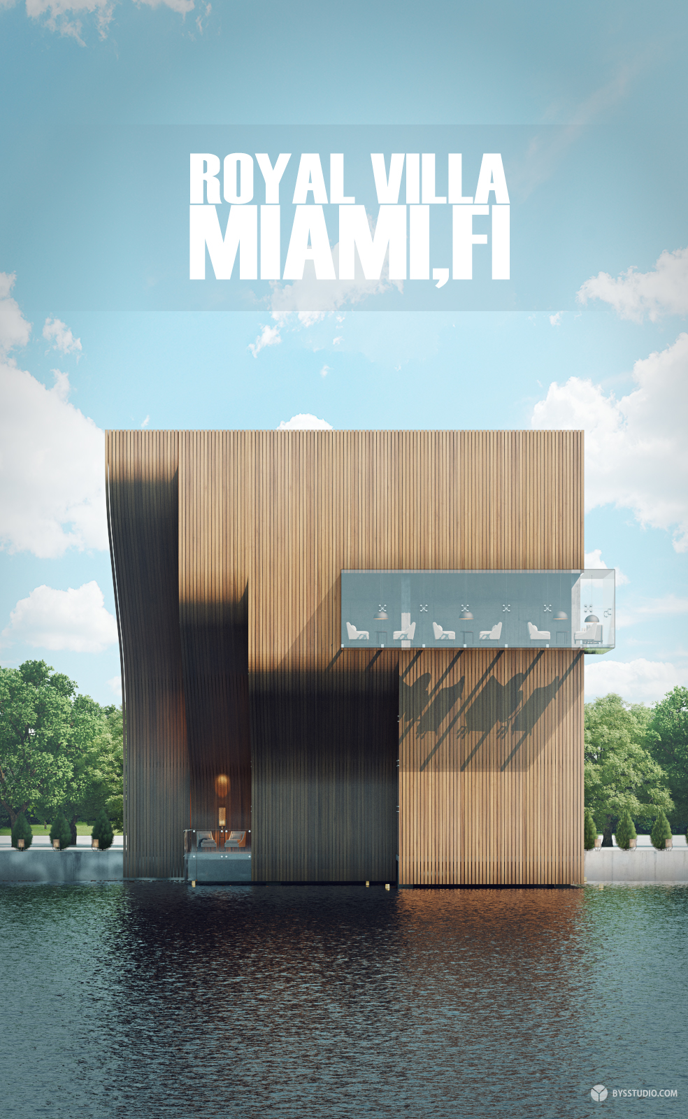 architect ukraine Kuznetsov miami Villa usa florida CG 3D 3dsmax vray