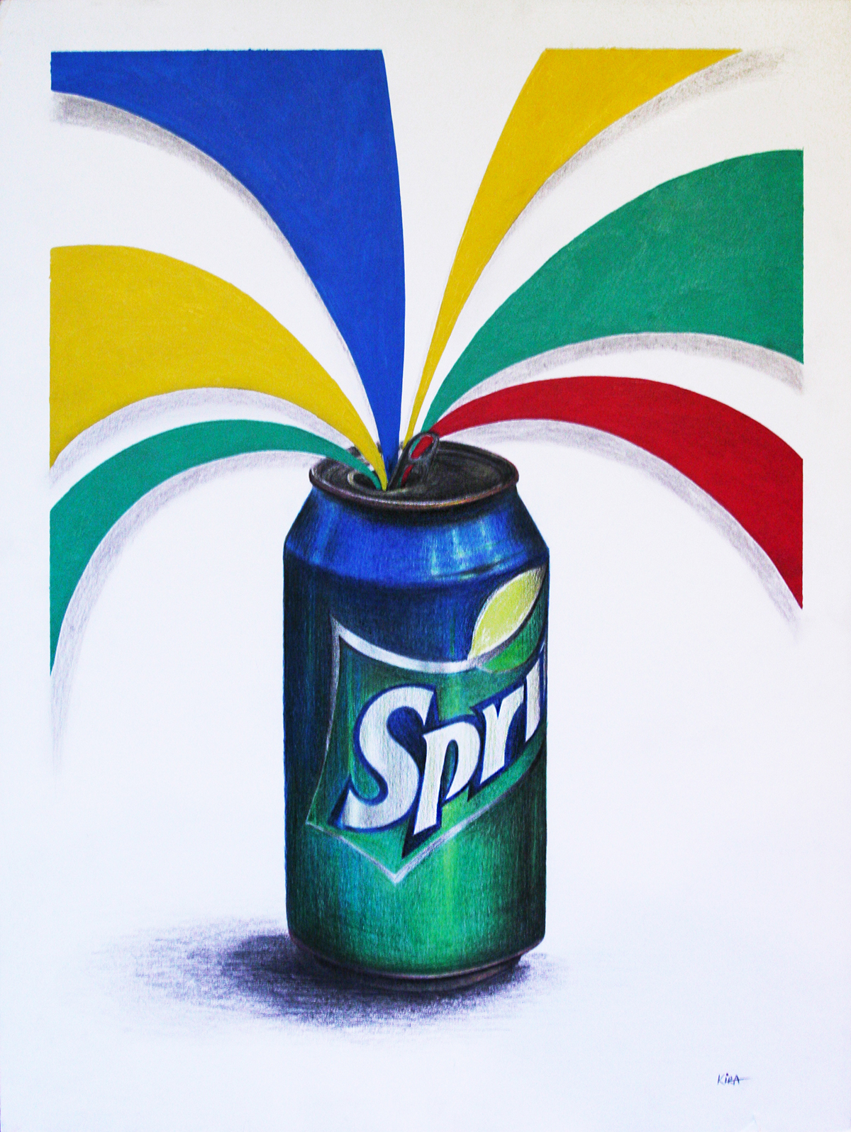 colored pencil oil paint portfolio