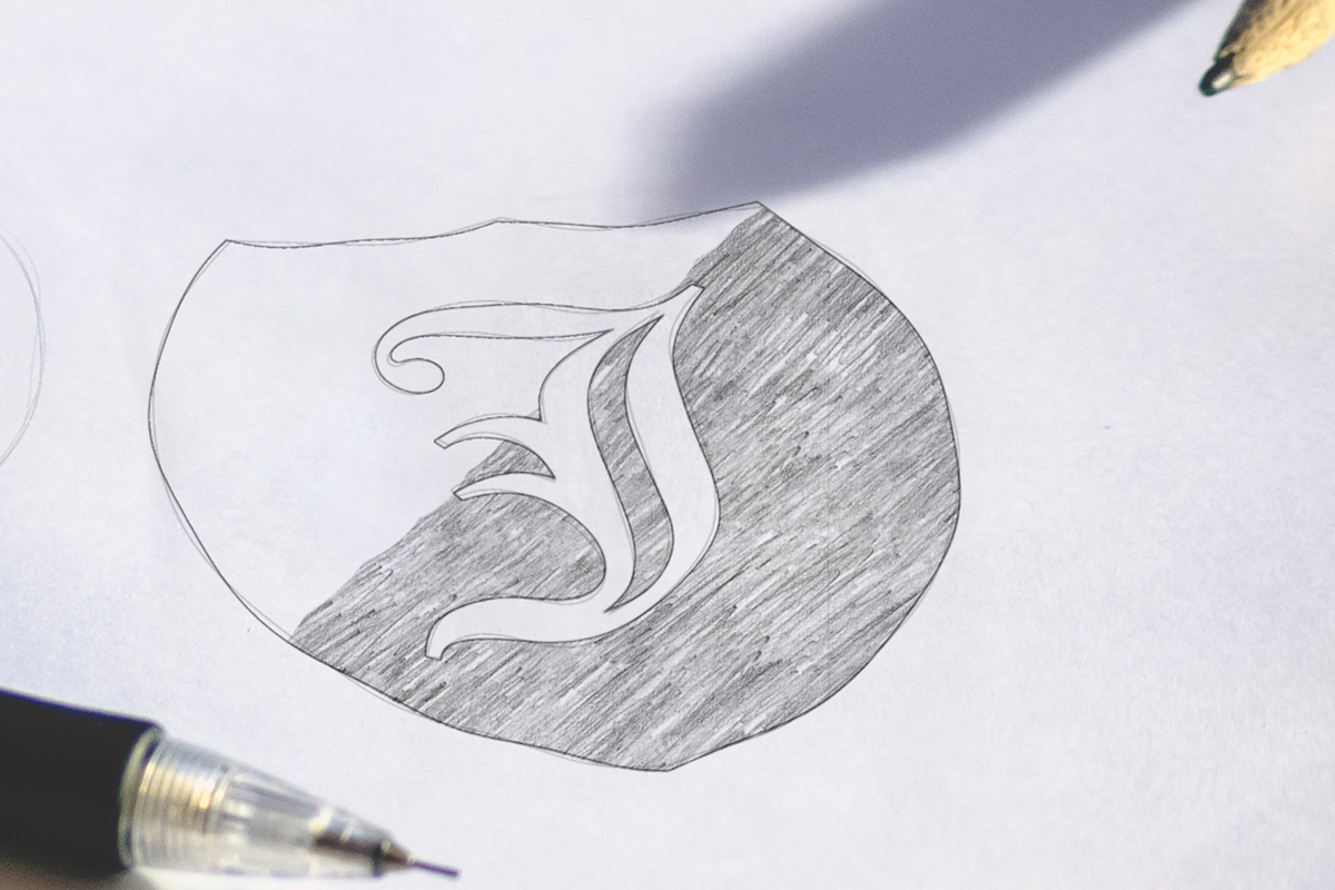 Download Free Logo sketch mockup on Behance