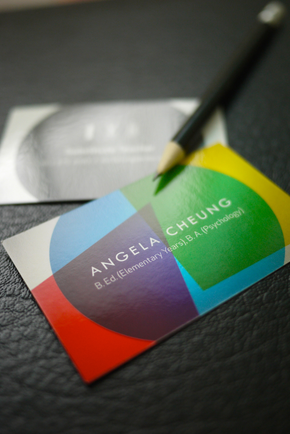 business card Business Cards cards card substitute teacher elementary psychology angela cheung