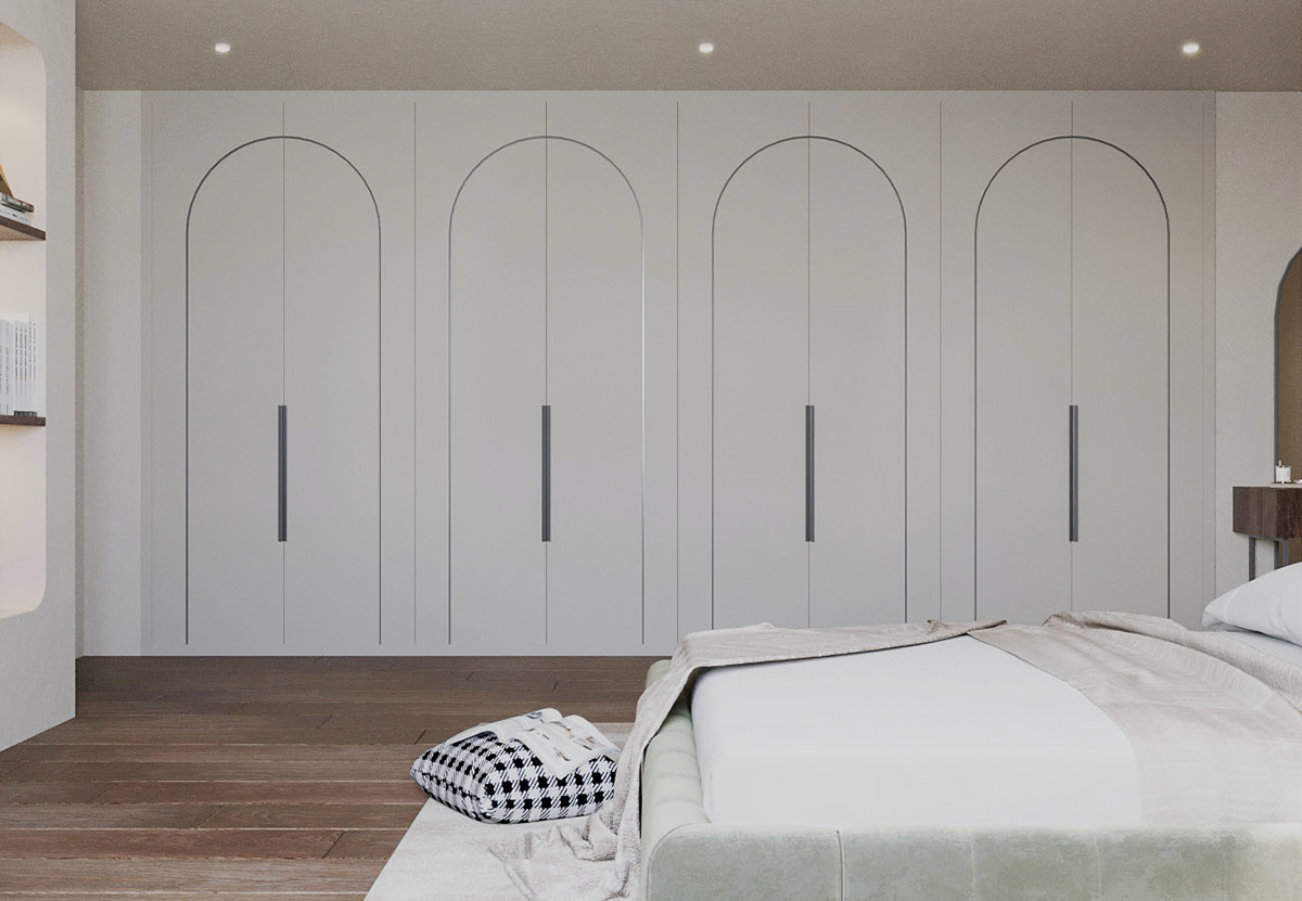 3d max interior design  corona render  visualization photoshop Post Production bedroom design furniture design  Interior Dept of field