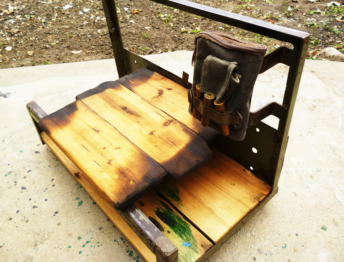 LOFT wood furniture oldschool steel burn