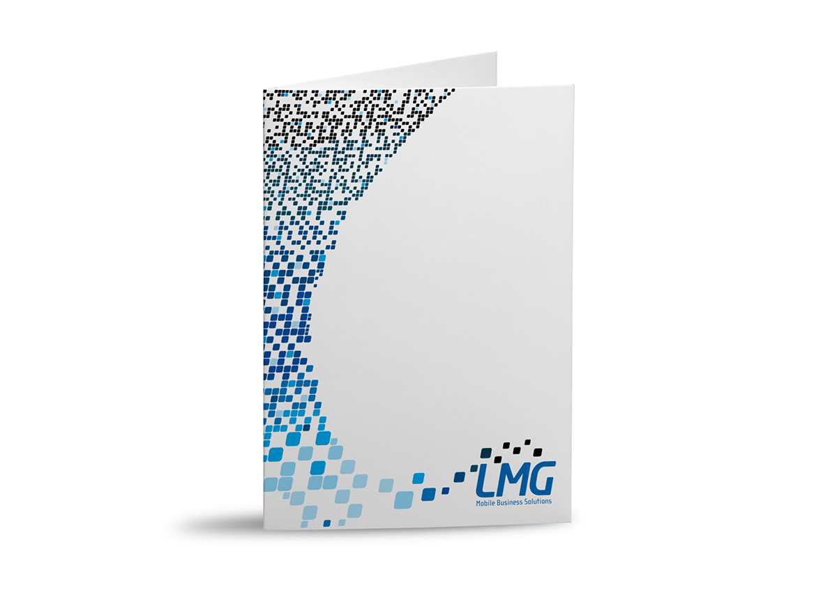 blue logo corporate bussiness material LMG