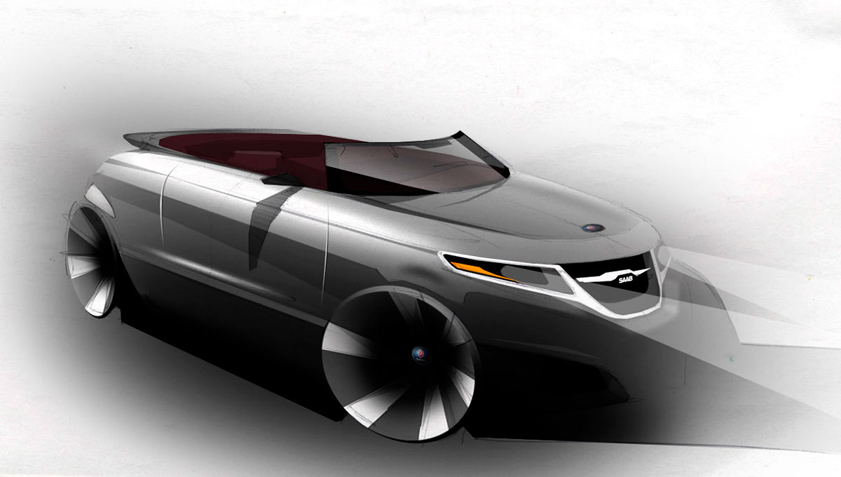 saab concept car car design Sweden