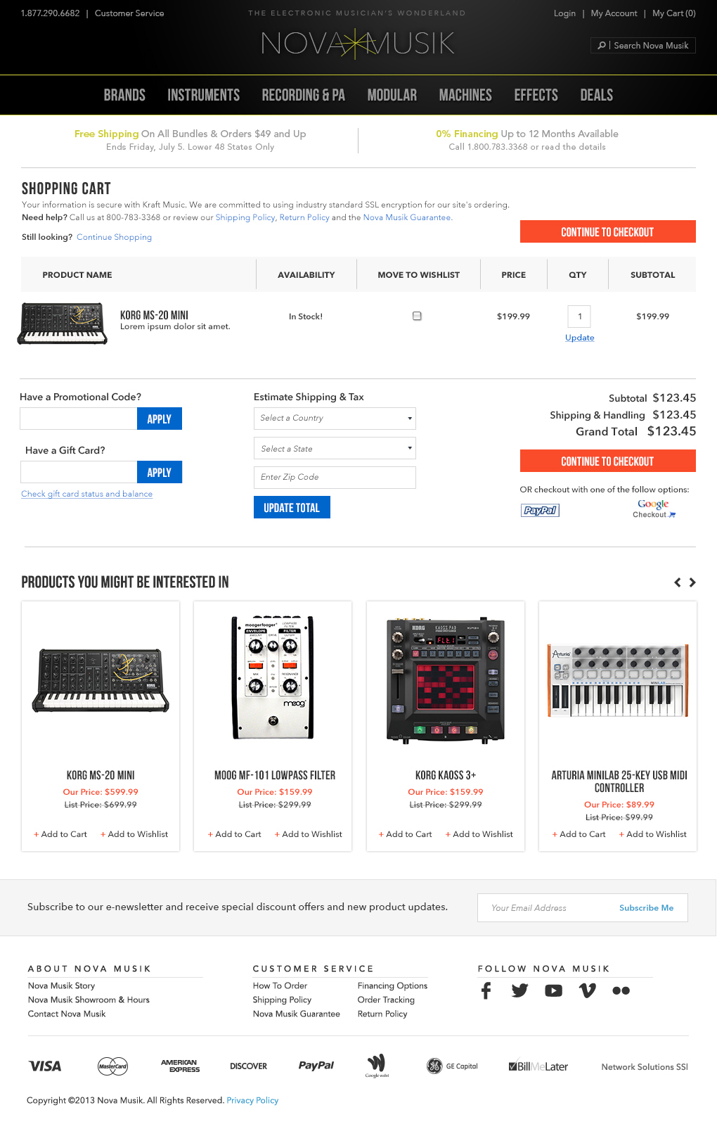Ecommerce Website dark Electronics