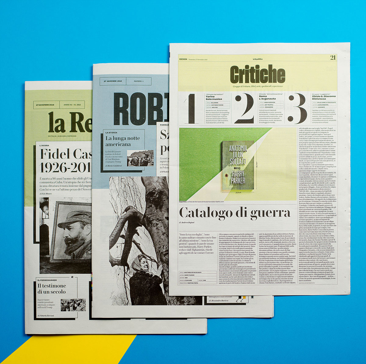 Robinson La Repubblica newspaper magazine Photography  books ILLUSTRATION  Stories writers readers