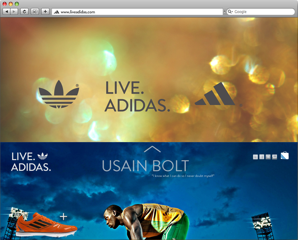 sports adidas Web layouts running tennis soccer Futbol football transitions