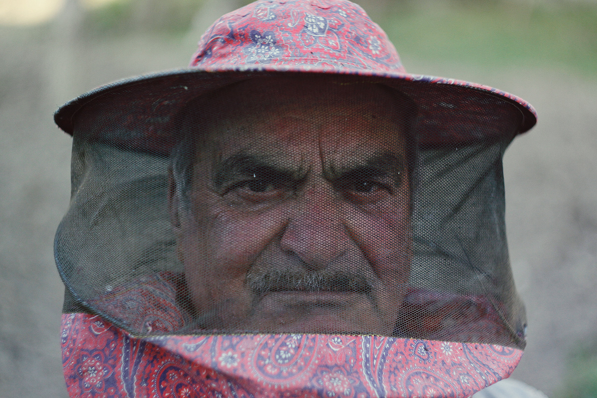 oldman color bee grandfather hat