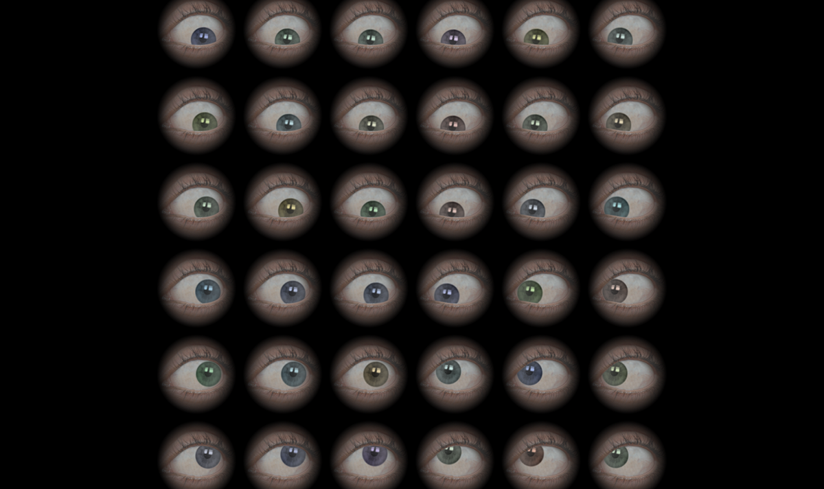OpenFrameworks Multi Eyes