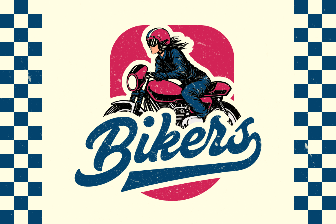 Logotype Typeface Opentype sport emblem modern vintage