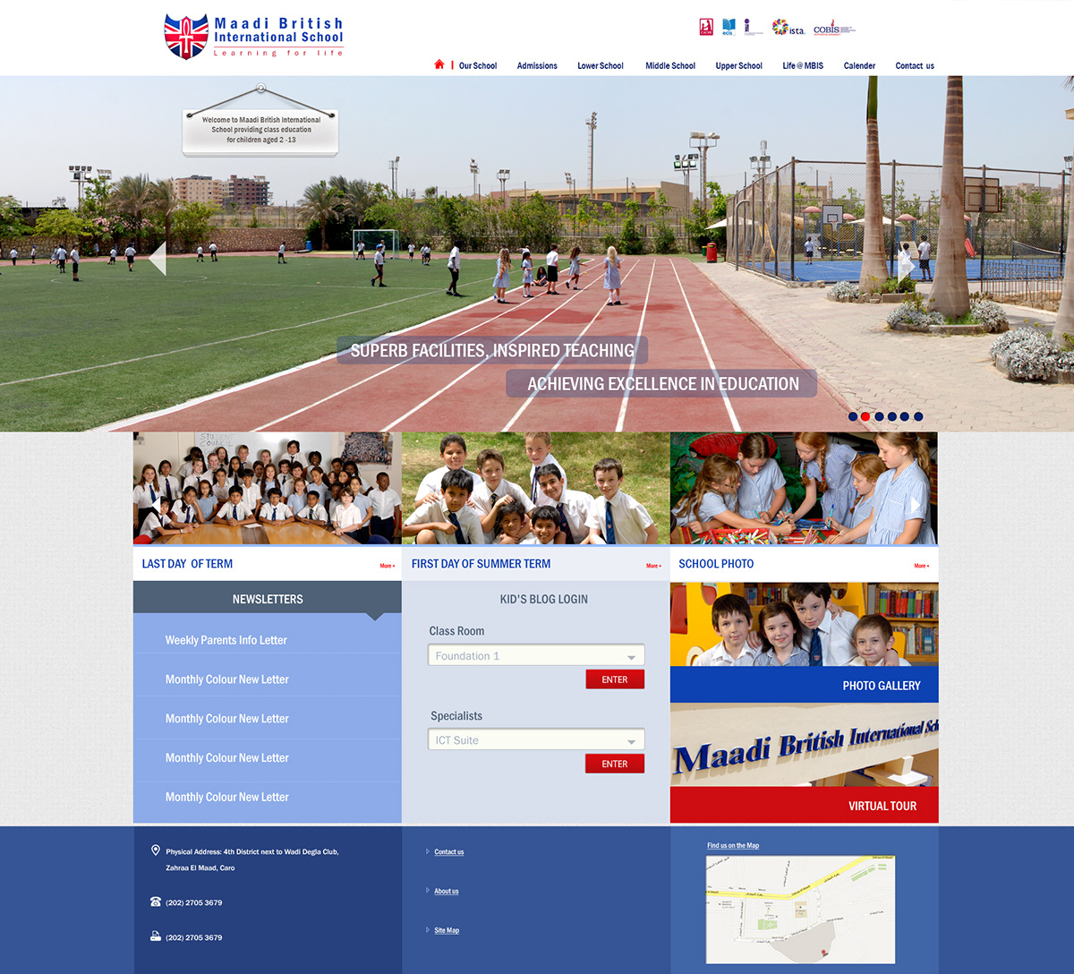 Webdesign school website