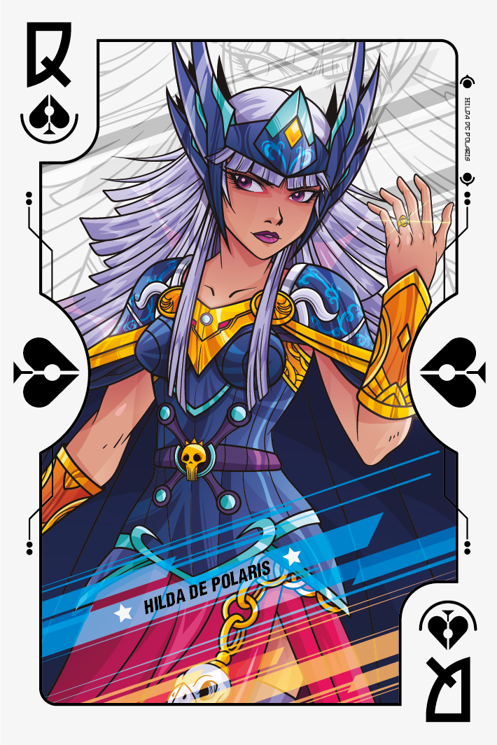 medellin colombia manga illustrations Illustrator comic knights zodiac cards Poker