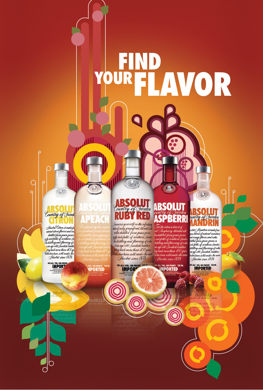 absolut Absolut Flavors summer cocktails alcoholic beverages Retail Spirits