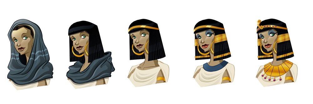 phantom efx reel deal Slots PC pharaoh catwoman mummy cleopatra characters avatars Level