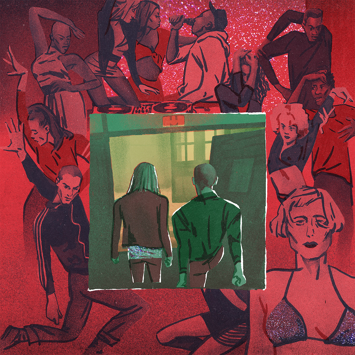 collage Cover Art COVID19 editorial mephisto pen оля горше Drawing  ILLUSTRATION  Quarantine