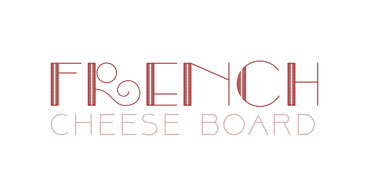 French Cheese Board Rebrand typography   branding  word mark