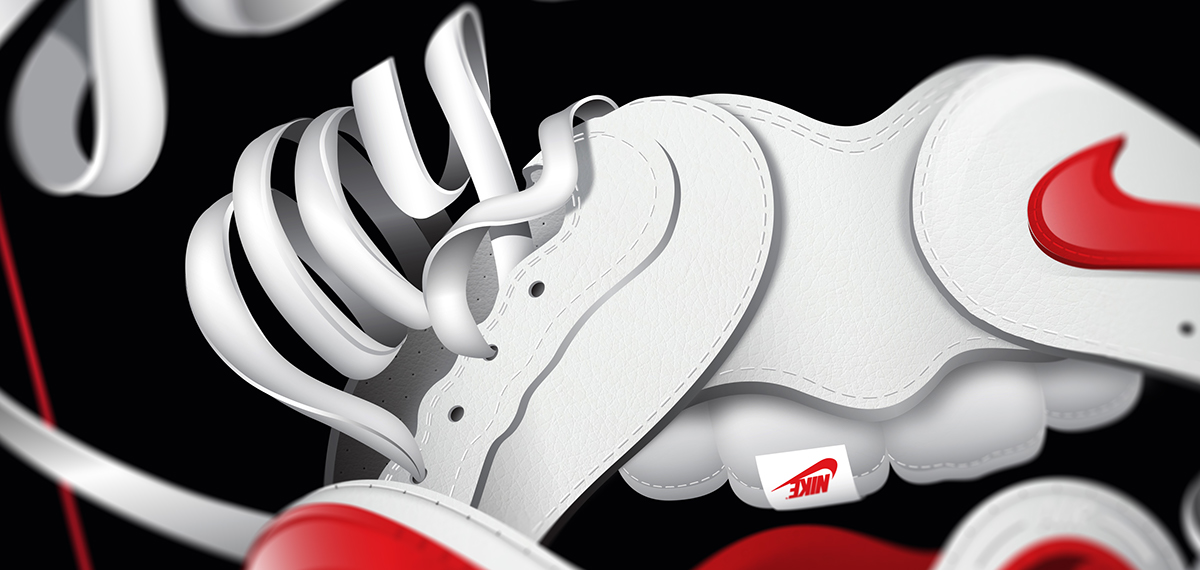 sneaker Nike Love sexy type lettering laces letters kicks sport lips