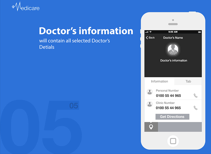 medicare mobile app ux wireframe