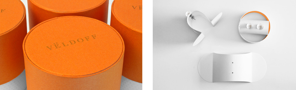 perles jewelry orange package round handmade Croatia igor manasteriotti box paper Jewellery