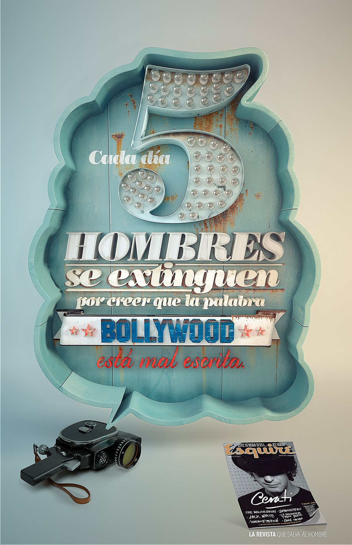 Bollywood vintage signing 3D magazine