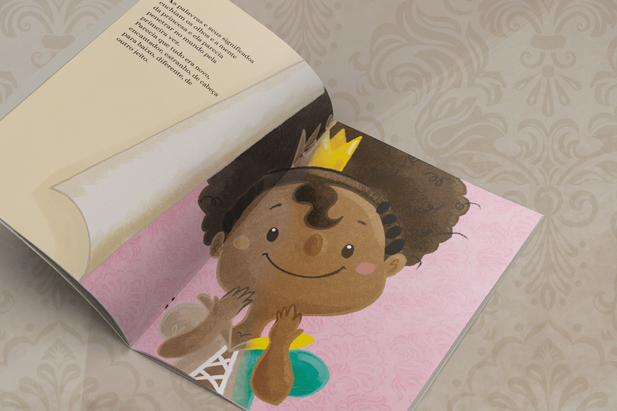 children's book livro infantil design gráfico design editorial editorial graphic design  Editora princesa representatividade