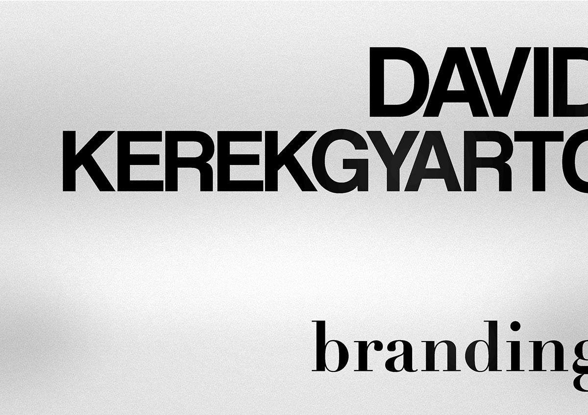 david kerekgyarto typo identity corporate letter lettering DAWE dave logo brand black grey