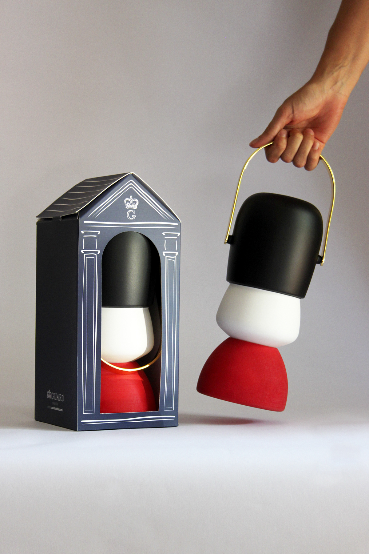 guard queen's guard queen Buckingham Palace London Lamp table lamp lantern souvenir Lighting Design 