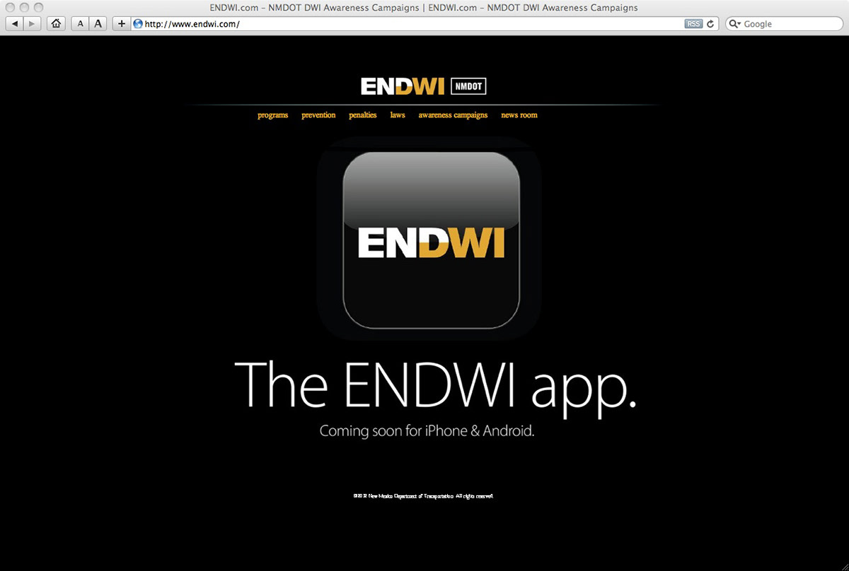 endwi app ios android Drunk Driving dwi new mexico albuquerque