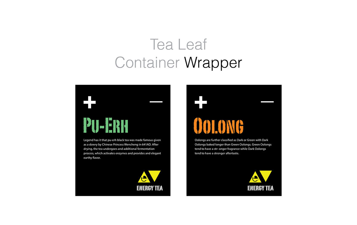 tea energy leaf healthy box container