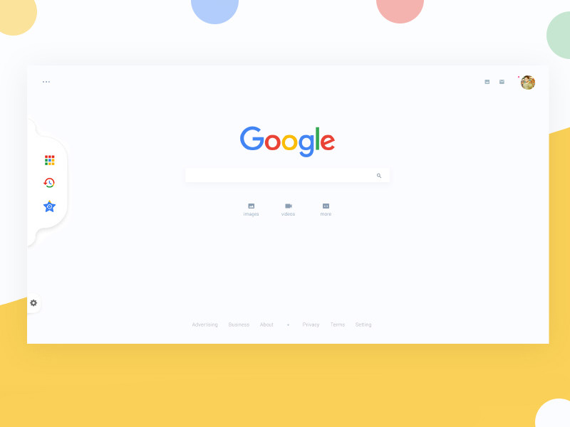 google search redesign google Website redesign creative interaction UI ux product mobile