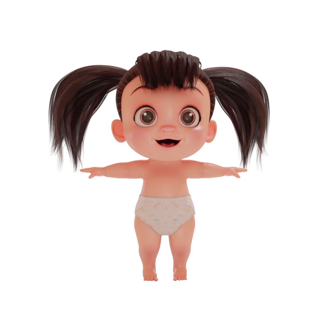 #baby   #blenderBABY 3D baby blender ctue diapers