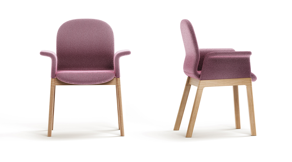 Adobe Portfolio armchair bambosh chair public spaces furniture