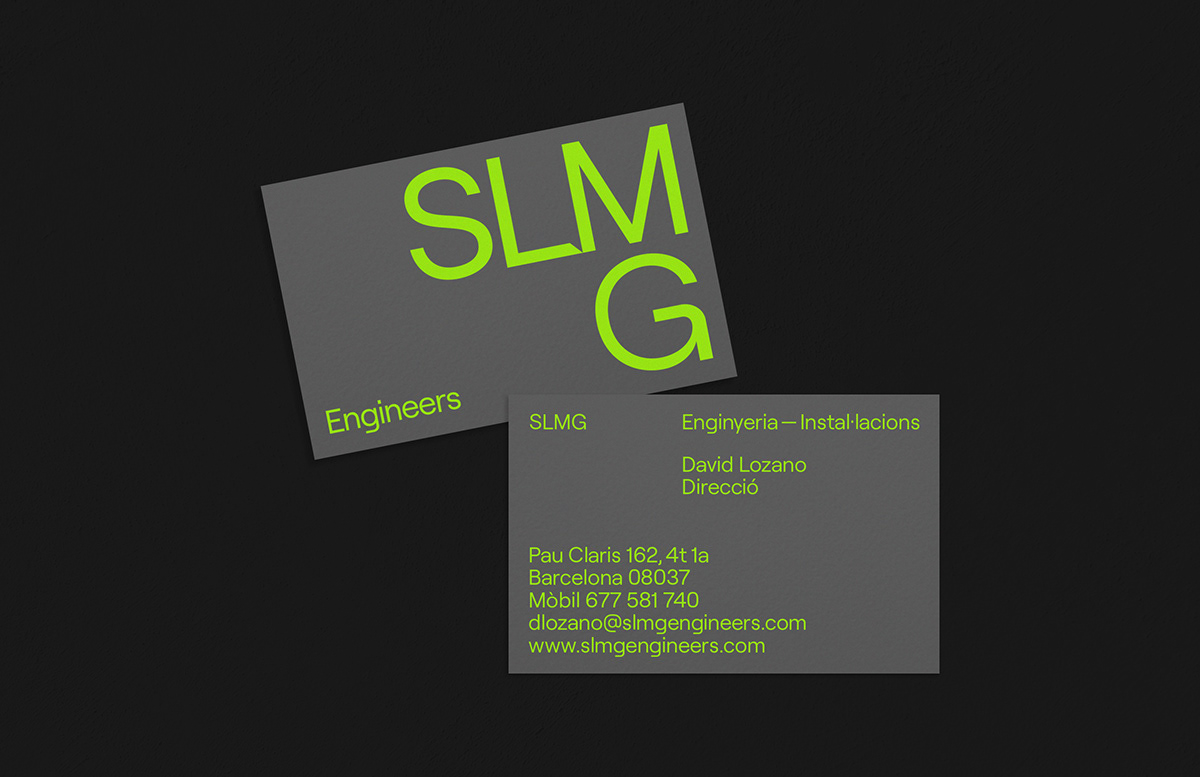 branding  business card Engineering  graphic design  gris Gris. Careful design Griselda Marti logo Logotype visual identity
