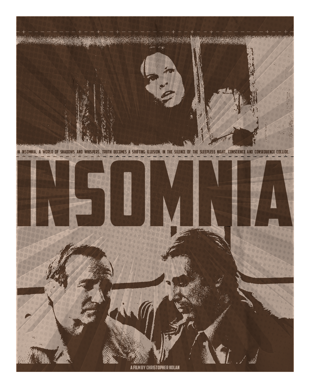 Christopher Nolan Movie Poster Design Insomnia
