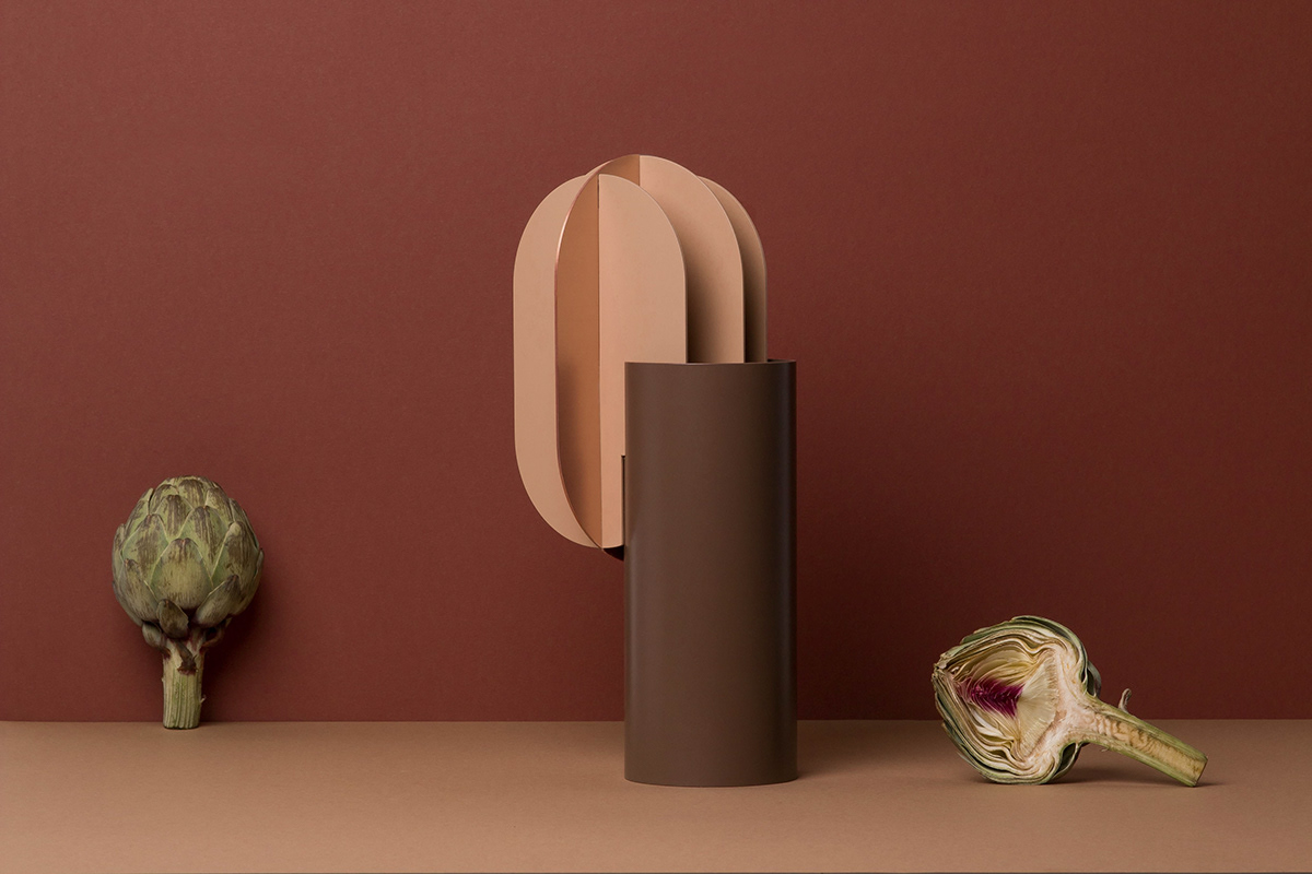 noom noom home decor Vase copper modern metal product craft Minimalism