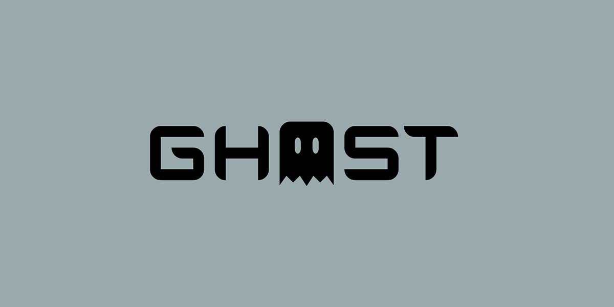 branding  identity logo ghost