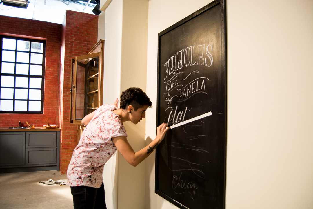 lettering Handlettering chalklettering chalk blackboard colombia frijoles Coffee cafe camaron