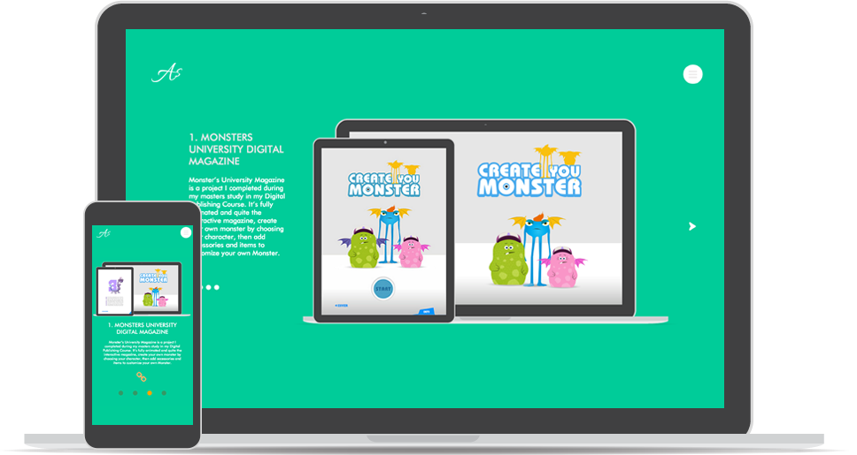 Responsive web design css3 animated website Web Designers Portfolio creative website