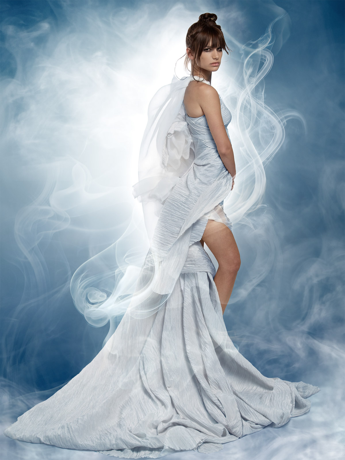 myth mythology oracle delphi oracleofdelphi couture portrait smoke